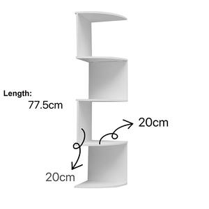 Decorazione murale in soggiorno camera da letto bagno <span class=keywords><strong>casa</strong></span> ufficio mensola ad <span class=keywords><strong>angolo</strong></span> a parete a 4 piani - Product Image 4