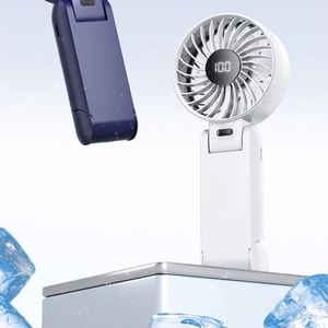 2025 New Arrivals Custom Logo <b>Usb</b> Rechargeable Pocket Foldable Portable for Outdoor <b>Mini</b> Handheld Cooling <b>Fan</b> - Product Image 5