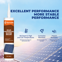 Scellant en silicone photovoltaïque solaire de 300 ml pour panneaux PV, modules, cadres, boîtes de jonction et composants d'éclairage solaire