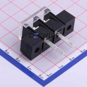 KF48HM-9.5-2P Barrier Terminal Block Through hole Component (THT),P=9.5mm Connector With Cover Plate 9.5mm 1x2P Straight Pin - Product Image 2