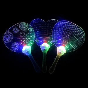 Ventilateur lumineux coloré en plastique, jouet clignotant pour enfants, accessoire de spectacle de danse - Product Image 3