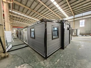 Maison conteneur modulaire moderne et économique de 20 pieds, préfabriquée, sur roues, pour bureau, espace de travail, <span class=keywords><strong>studio</strong></span> ou unité de <span class=keywords><strong>logement</strong></span> compacte extensible - Product Image 3