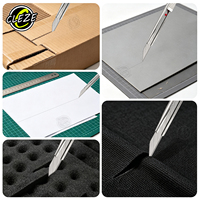 Couteau de découpe CLEZE en acier inoxydable à verrouillage automatique, lame amovible, pour film de protection de peinture (PPF), film teinté pour vitres de voiture, film vinyle, outil de découpe et de finition