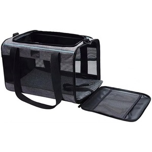 Transportadora de Mascotas Aprobada por BSCI para Gatos y Perros Pequeños y Medianos |   Transportadora para Perros con Ventilación Adecuada |   4 ventanas de malla, 3 - Product Image 2