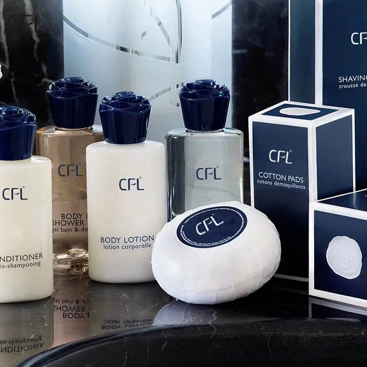 Hotel bathroom amenity sets,hotel guest amenities from china hotel collection factory