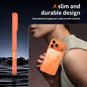 Coque de téléphone magnétique transparente pour iPhone 17 Pro Max, en PC et TPU, antichoc, compatible avec iPhone 16, 15, 14, 13 - Product Image 5