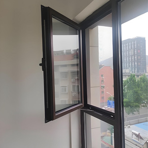 หน้าต่างบานเปิดแบบ UPVC เกรดเชิงพาณิชย์ กระจก Low-E กันเสียง กันน้ำ กันลม - Product Image 5