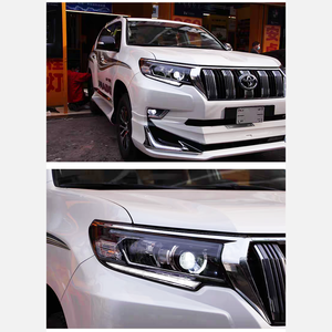 Accessoires de voiture Phares à LED pour 2018 PRADO HEAD LAMP WITH Two LEDS OEM Headlamp - Product Image 2