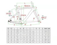 Cuadro de Bicicleta de Carretera BSA de Fibra de Carbono T1000 Ligero con Freno de Disco, Cableado Interno Completo, Post Mount, Ruedas de 29 Pulgadas
