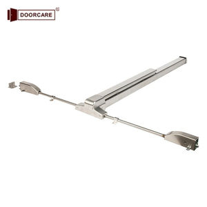 Barre de poussée verticale pour porte d'évasion, dispositif de sortie de panique SUS304 à Double porte - Product Image 1