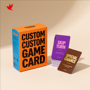 Custom Printed Personalized <strong>Paper</strong> Playing Cards Unique Face And Back Design Custom Size Card <strong>Game</strong> For Groups And Friends - Product Image 1