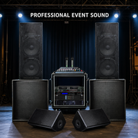 Sistem Suara PA dengan Speaker 15 Inch, Subwoofer 18 Inch, dan Monitor Panggung untuk Konser, Gereja, Pernikahan, Festival, dan Acara