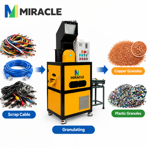 Granulateur de câbles en cuivre Miracle Small 15kW, automatique, haute productivité, pour les déchets de câbles compacts et le recyclage des câbles - Product Image 5