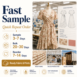 Premium Floral Print Viscose Women's <strong>Dresses</strong> High-End Custom Summer <strong>Boho</strong> Casual Maxi <strong>Dress</strong> OEM ODM Manufacturer - Product Image 3