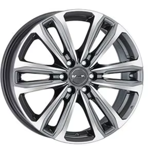 Gun Metal Mirror Face <b>Passenger</b> Car Wheels - Product Image 1