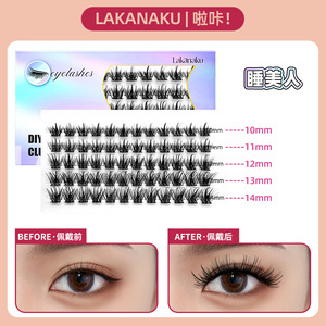 Pestañas Postizas en Racimo, Extensiones de Pestañas Naturales, Suaves, Semi Hechas a Mano, Estilo 5D para la Población en General - Product Image 4