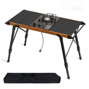 <span class=keywords><strong>Mesa</strong></span> <span class=keywords><strong>Plegable</strong></span> IGT para Exteriores, Portátil, para Camping, <span class=keywords><strong>Picnic</strong></span>, Barbacoa, Cocina Móvil, Expandible y Ajustable, de Aluminio - Product Image 2