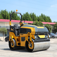 Compacteur routier mini de 500 kg à amplitude réglable et à production élevée pour machines de construction, compacteur routier de 1 tonne
