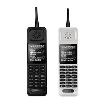 OEM 2G 1.8 Téléphone talkie-walkie vintage avec clavier, fonction Power Bank, activation vocale, double SIM, lampe torche puissante, batterie grande capacité, haut-parleur