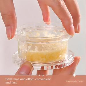 Wholesale Kitchen Good Helper Plastic Hand Grinder Manual Operation <b>Garlic</b> Press PP Material <b>Garlic</b> Paste and Twist <b>Garlic</b> Box - Product Image 2