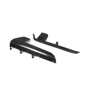 Extensions de jupes latérales, ailerons, diffuseurs et séparateurs de bas de caisse en fibre de carbone sèche pour BMW G87 M2 2023, pour kit carrosserie MP - Product Image 2