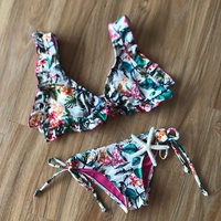 Tüp iki parça sıcak bikini ile kapak up bangkok mayo