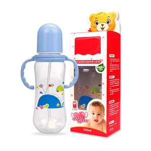 Biberón Creativo con Diseño de Animales, Calibre Estándar, PP Libre de BPA, Diseño Antiderrames, Vaso con Boquilla, Silicona de Alta Transparencia - Product Image 1