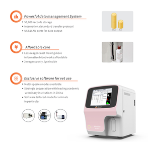 Analisador de hematologia portátil CBC para uso veterinário de animais para clínica de animais de estimação - Product Image 5