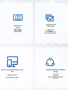 Inchiostro BOE schermo elettronico a parete segnale Display multicolore cartolina/targa con nome della sala conferenze - Product Image 3