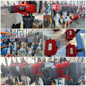 1ton 2ton 3ton 5ton Xe đẩy móc loại tốc độ gấp đôi đi du lịch HH tiêu chuẩn Châu Âu Chain hoist Electric - Product Image 6
