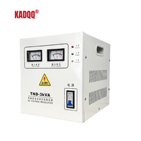 Conditionneur-stabilisateur de puissance monophasé tout-en-un pour commande de servomoteur, technologie SVC, capacité 5KVA, écran LCD + filtre + protection contre les surtensions