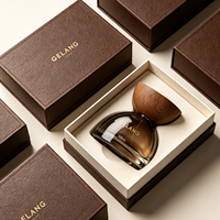 Flacon de parfum unique de style moderne, 100 ml, flacons de parfum en verre brun, flacon de parfum rond de luxe de 30 ml, flacon de parfum vide avec emballage en boîte