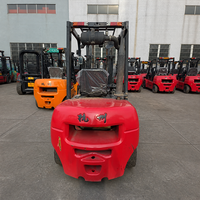 Forklift Diesel Bekas Dua Tiang 3.5T, Angkat 4000mm, Mesin Pembakaran Internal, Counterbalance, Ban Solid, FWD, 4900kg, Model A35T