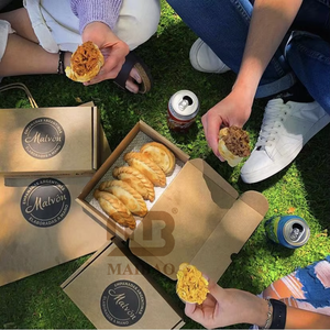 Caja con Compartimentos para Empanada, Contenedor de Comida Rápida con Divisor de Vaso Sumergible - Product Image 6