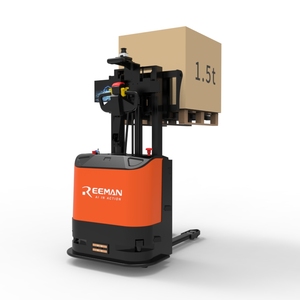 Montacargas Autónomo de Servicio Pesado Reeman <span class=keywords><strong>1.5T</strong></span> AGV |   Apilador Eléctrico de Alta Elevación de 2.5m con Navegación Láser SLAM - Product Image 1