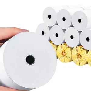 Goedkope Prijs Thermische Ontvangst Papier Roll Bpa Gratis 57Mm 80Mm Voor Pos Printer Kassier Papier Met Aangepaste Afdrukken