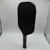 Raquette de pickleball Dongguan Hengyi Sport Equipment Pro IV No Pattern Black GEN 4 14mm 16mm Standard et Large en fibre de carbone Toray