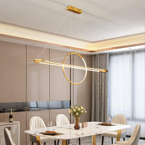 Luminaire suspendu moderne et luxueux pour salle à manger, design minimaliste, tendance, petit appartement, lustre pour table à manger, luminaires suspendus - Product Image 4