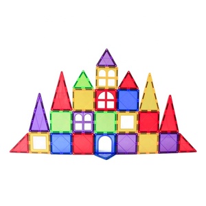 Jouet éducatif, 32 pièces, éléments de construction magnétique robuste en ABS pour enfants, prix d'usine, nouveau - Product Image 4