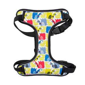 Arnés tipo chaleco de malla con estampado de transferencia térmica para perros medianos y grandes, para evitar que se escape. - Product Image 3