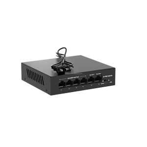 สวิตช์ PoE 6 พอร์ต 10/100Mbps พร้อม 4 พอร์ต PoE และ 2 พอร์ต Uplink รองรับ VLAN สำหรับกล้องวงจรปิด สวิตช์ PoE แบบ Unmanaged - Product Image 3
