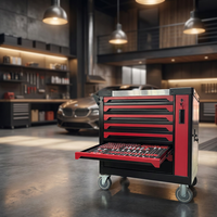 Ensemble complet d'outils à main en acier au carbone de 252 pièces, avec étui de rangement portable, pour la réparation automobile, les projets de bricolage et les travaux ménagers
