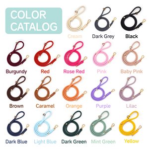 Collar de Perro de Colores al por Mayor de Fábrica con Soporte para Bolsas de Excrementos y Correa de Cuerda, Conjunto de Collar Ajustable para Cachorros para Uso Diario al Aire Libre - Product Image 3