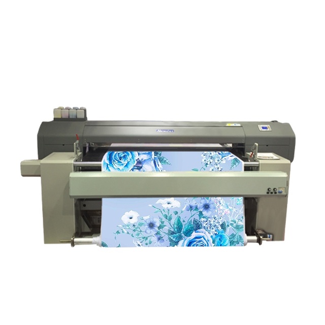 Roll to Roll 100% Cotton Fabric Direct Printing Machine Digital Industrial Textile Belt Printer