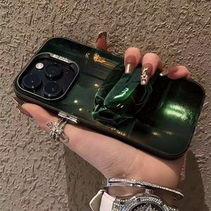 Cover per Telefono Sportiva di Tendenza Color Argento per iPhone 17 16 15 Pro Max 14 13 12 <span class=keywords><strong>11</strong></span>, Custodia IMD, Protezione Posteriore per Cellulare - Product Image 2