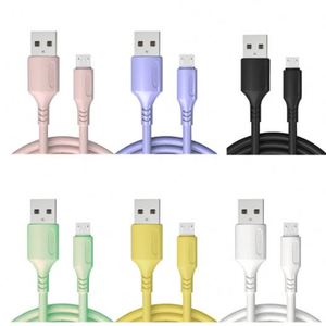 New Macaron Color <b>Usb</b> Data <b>Cable</b> Liquid Silicone Data <b>Cable</b> TYPE-C Fast <b>Charge</b> for Android - Product Image 2