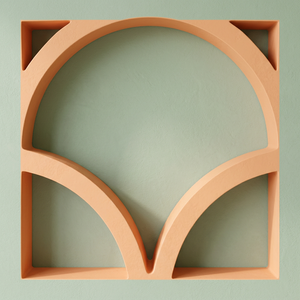 Baldosas cerámicas de ventilación con diseño de ala de abanico, modernas, de alta calidad, resistentes al desgaste, 200x200mm, para exteriores de edificios de oficinas - Product Image 2