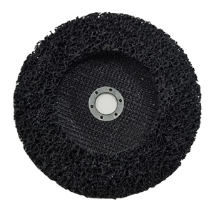 180X22mm Noir Quick Clean Disc Strip Poly disc Meuleuse d'angle Clean & strip disc pour enlever la peinture, l'huile, le bois, le revêtement, le béton - Product Image 2