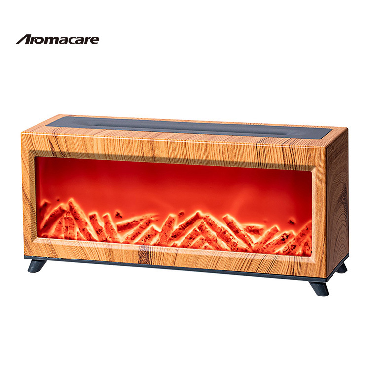 Chimenea, grano de madera ligero