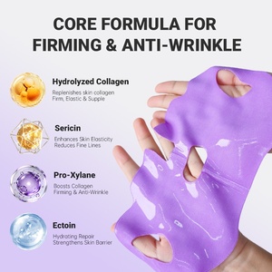 Maschera Viso in Gel al Collagene per Lifting V-Line, Idratante, Anti-Età, Rassodante, Riducente Rughe, per Uso Notturno, Adatta a Tutti i Tipi di Pelle - Product Image 2